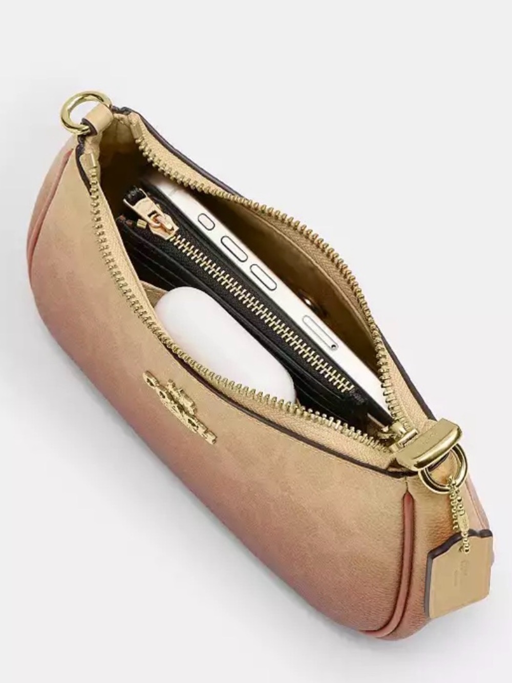 Coach Ombre Brown Teri Mini Crossbody Bag - Picture 6 of 12
